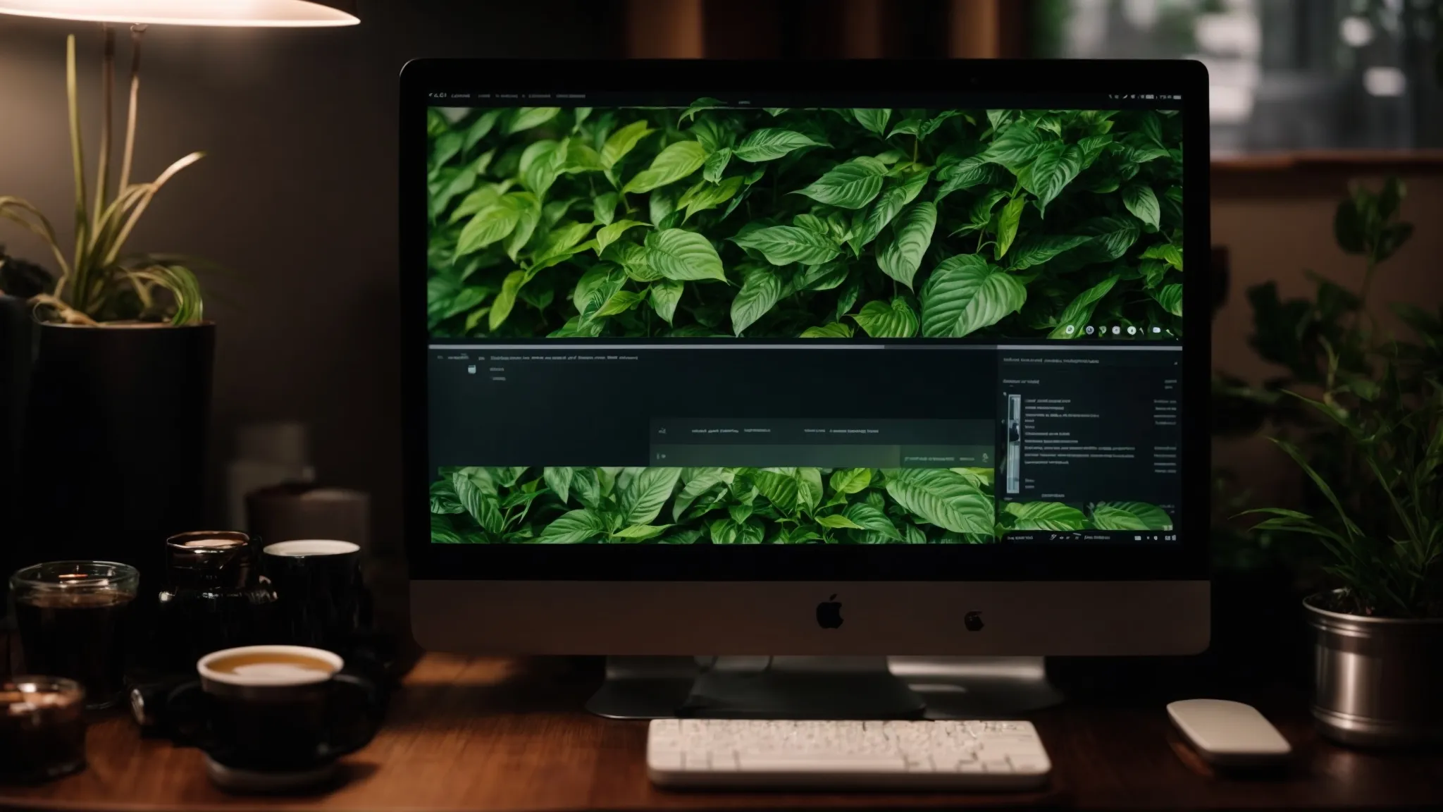 a person sitting at a computer, browsing a website with various kratom leaf products on the screen.