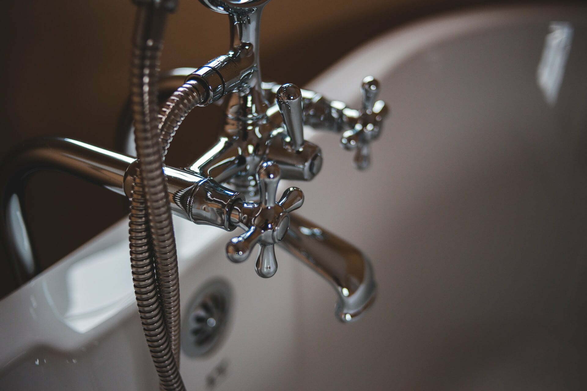 a close-up of a faucet