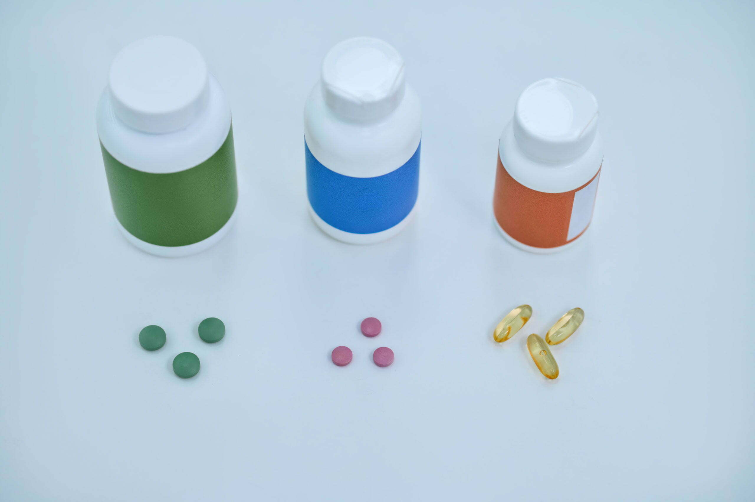 a group of medicine bottles