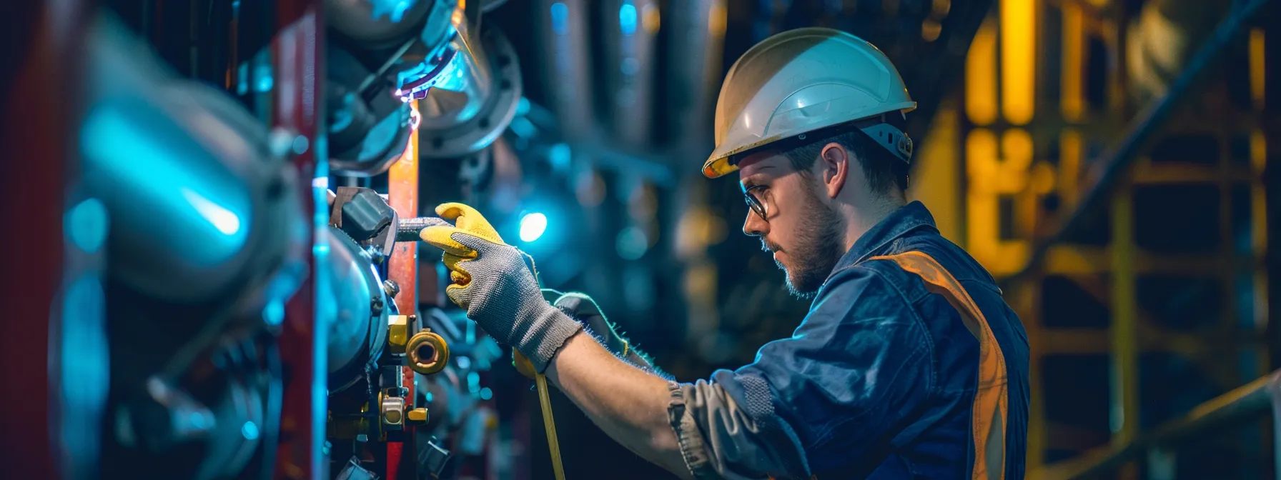 a technician connecting an anchor for cool air today in bonita springs, fl.
